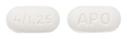 view of Perindopril/Indapamide 4/1.25 (Apo)