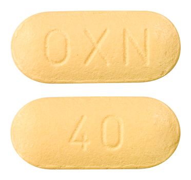view of Targin 40/20 mg