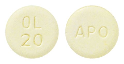 view of Olanzapine ODT (Apo)