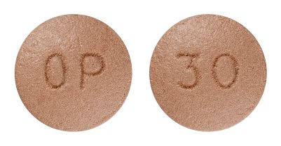 view of Oxycontin
