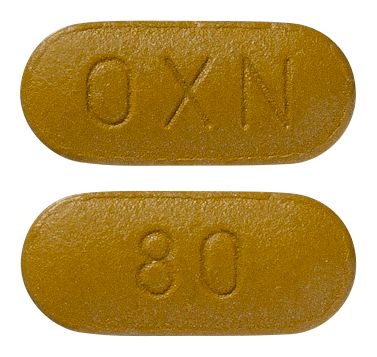 view of Targin 80/40 mg