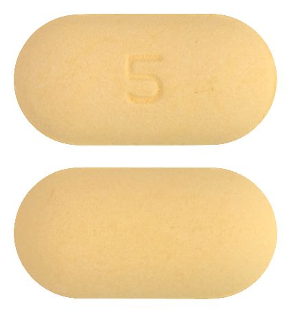 view of Glucovance 500/5